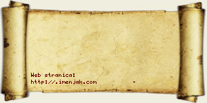 Jana Bjelobrk vizit kartica